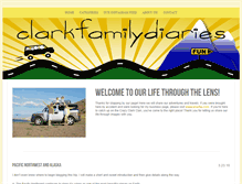 Tablet Screenshot of clarkfamilydiaries.com